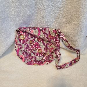 Vera Bradley Satchel Bag / Crossbody -  Paisley Meets Plaid Pattern